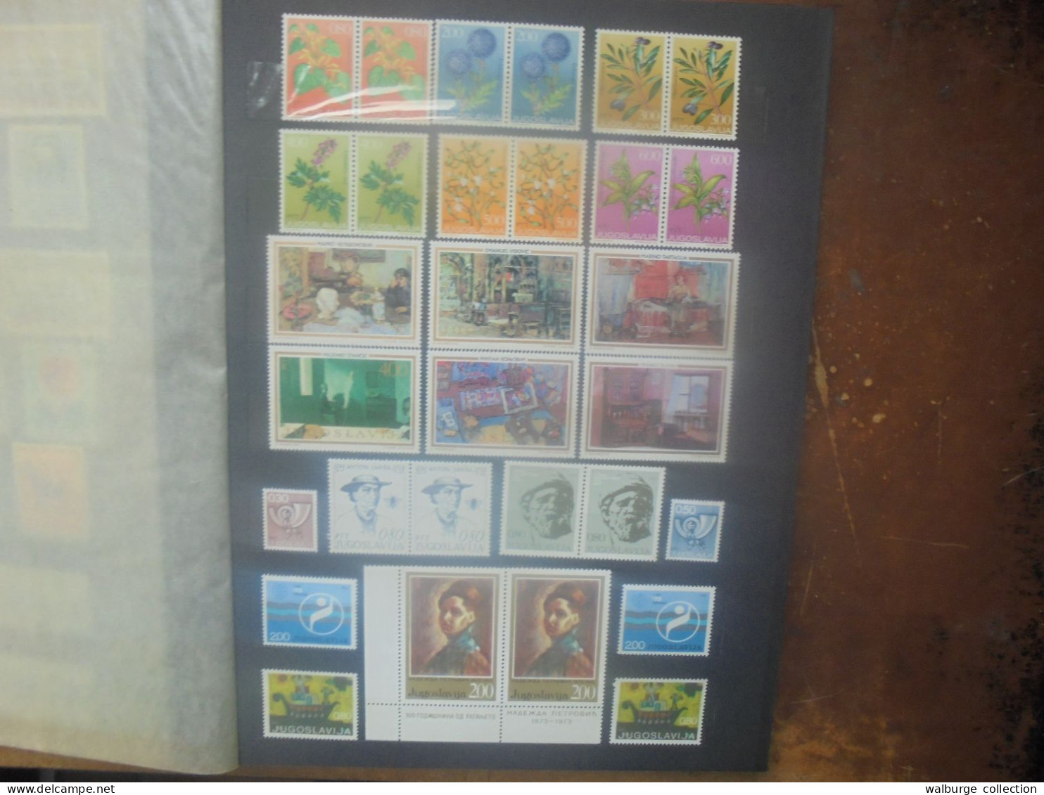 START 1 EURO ! YOUGOSLAVIE 1973-1976 SELECTION NEUVE**SOUVENT PAR PAIRES.(4339) 1 Kilo 600 - Unused Stamps