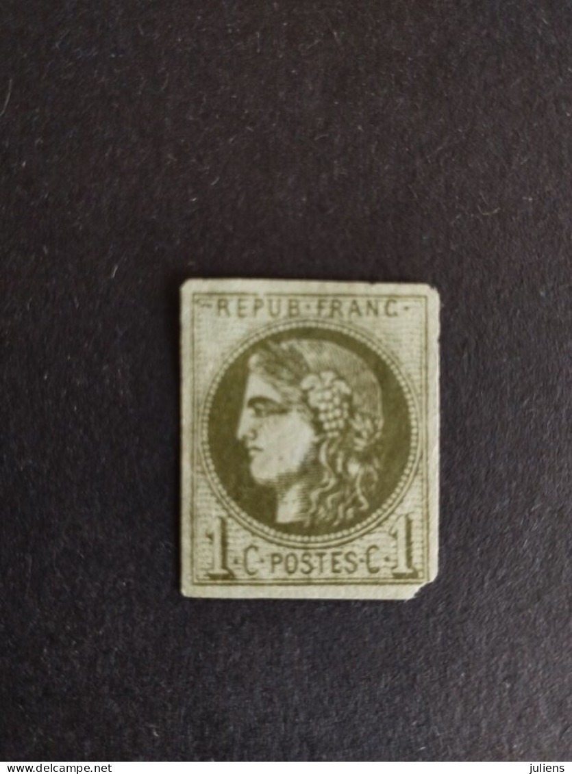 FRANCE CERES EMISSION DE BORDEAUX 39 SUPERBE R1 2eme ETAT COTE +400€ - 1870 Ausgabe Bordeaux