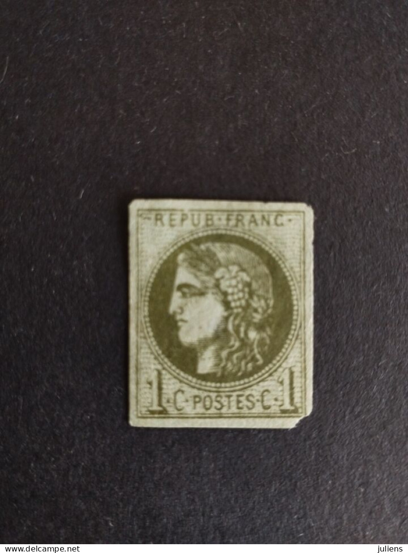 FRANCE CERES EMISSION DE BORDEAUX 39 SUPERBE R1 2eme ETAT COTE +400€ - 1870 Bordeaux Printing