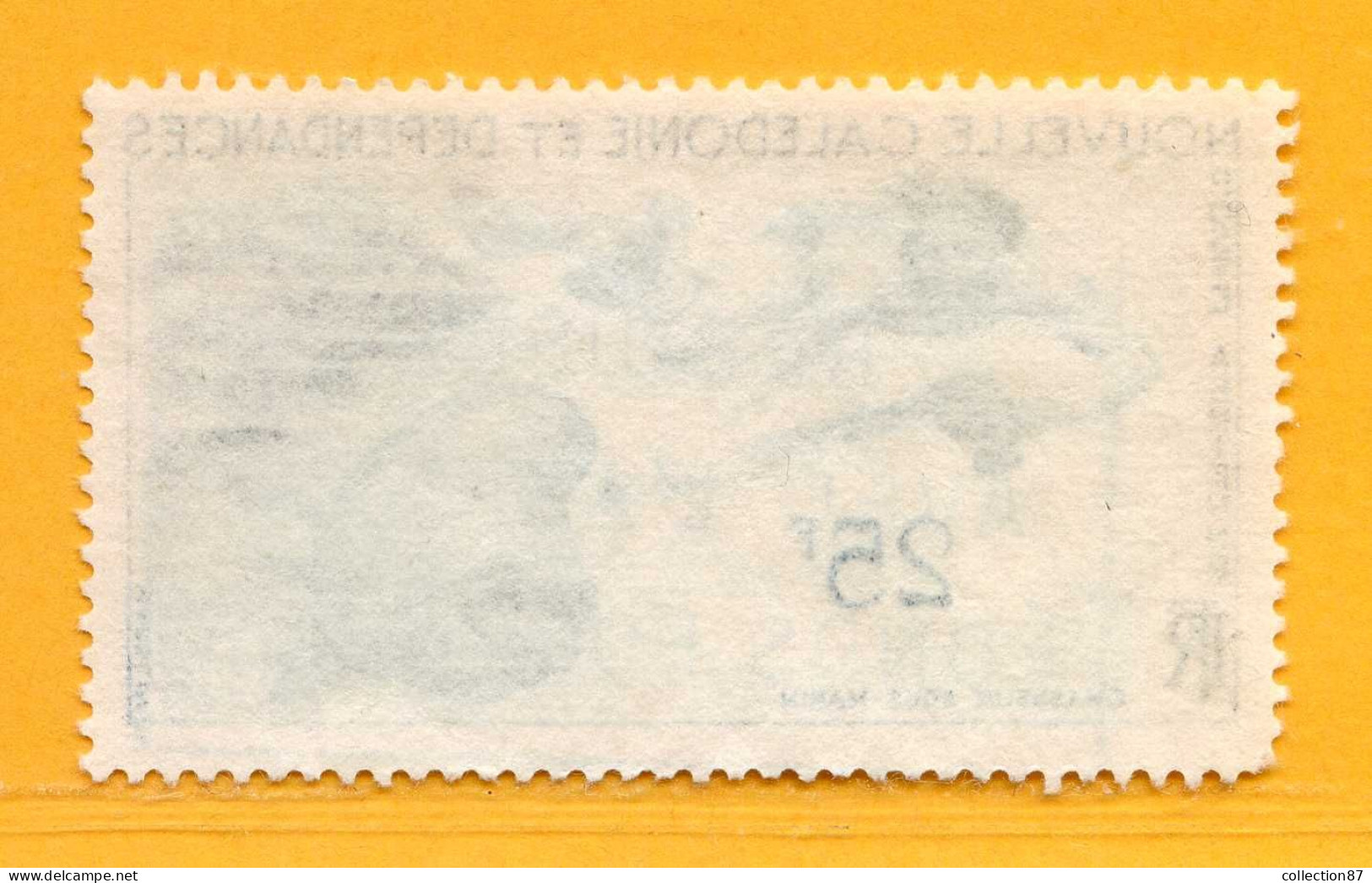REF102 > NOUVELLE CALEDONIE > PA N° 69 Ø > Oblitéré Dos Visible > Used Ø - NCE > Chasseur Sous Marin - Used Stamps