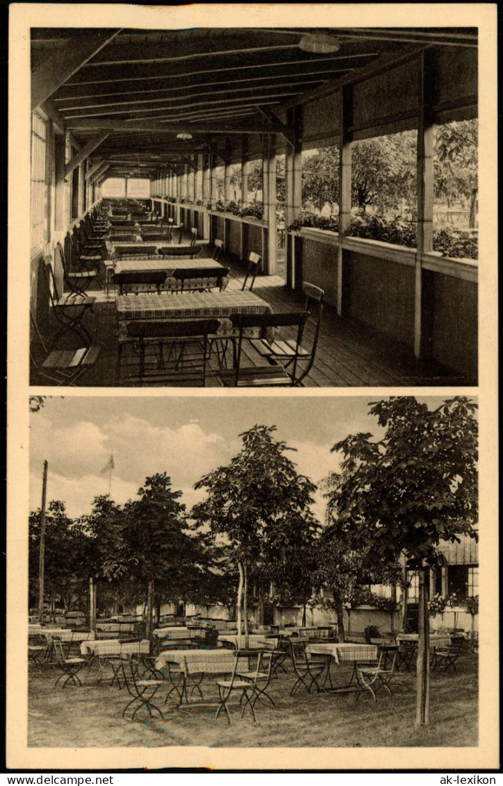Döberitz-Premnitz Gasthof Zu Den 3 Linden Veranda & Biergarten 1910 - Premnitz