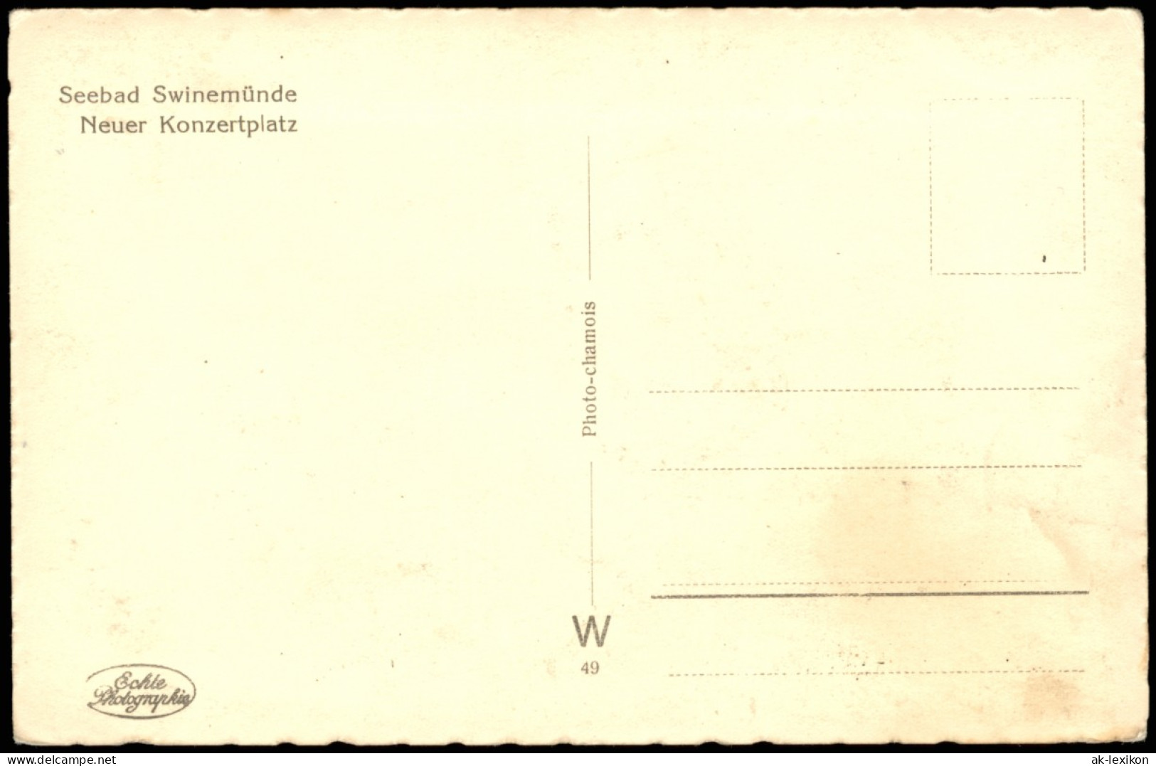 Postcard Swinemünde Świnoujście Neuer Konzertplatz - Musikmuschel 1932 - Pommern