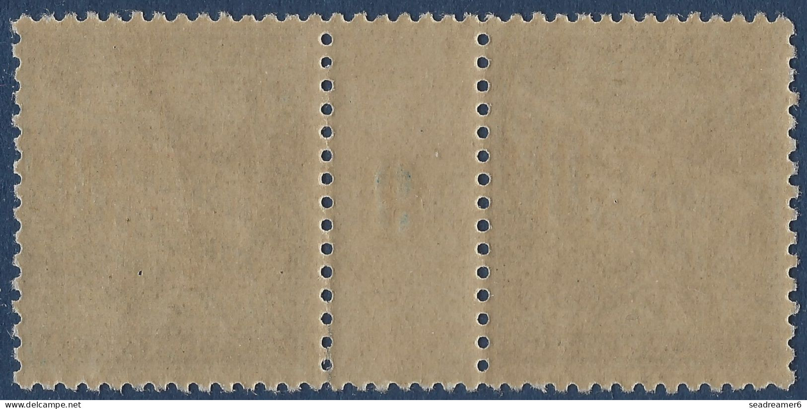MONACO TAXE Paire MILLESIME 5 De 1905 N°6** 30c Bleu Fraicheur Postale TTB - Portomarken