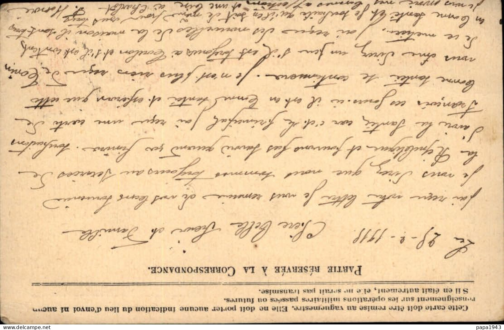 1915  Correspondance Des Armées De La République  CAD De SAINT JEANNET 06   S P 7 - Cartas & Documentos
