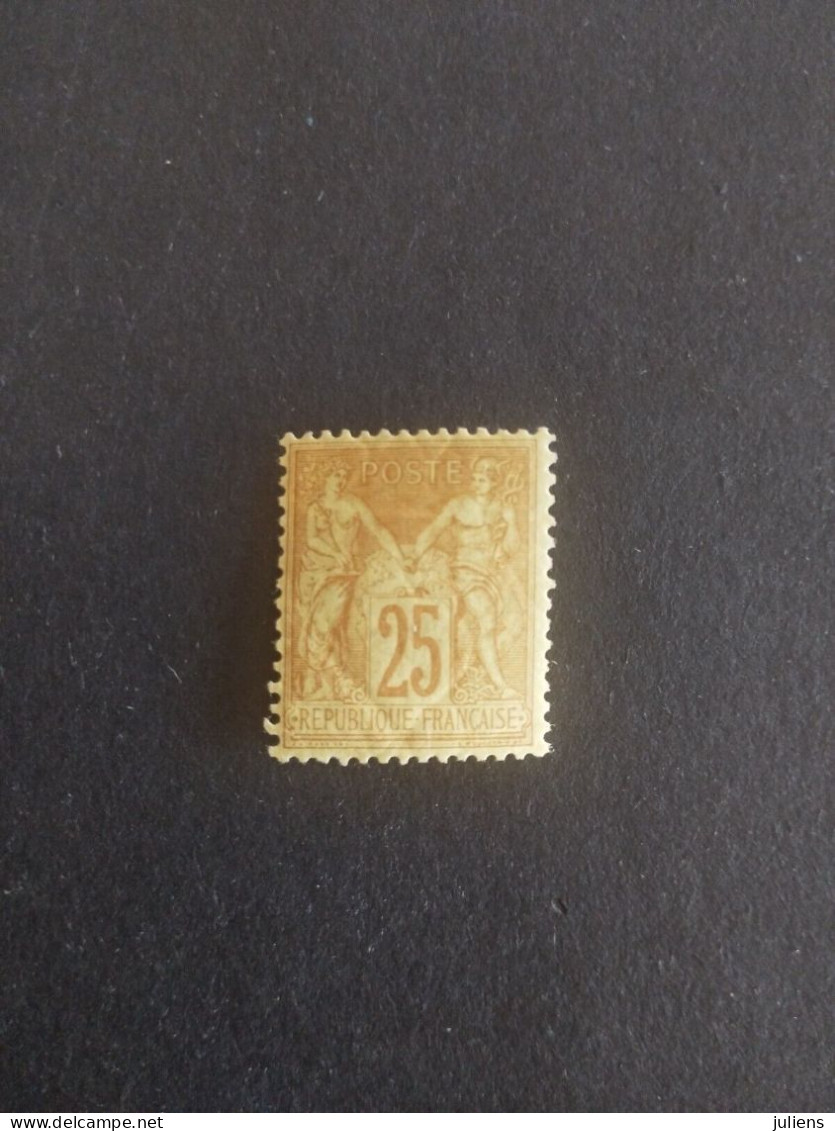 TIMBRE FRANCE TYPE SAGE N 92 SIGNE NEUF** COTE +900€ - 1876-1898 Sage (Tipo II)