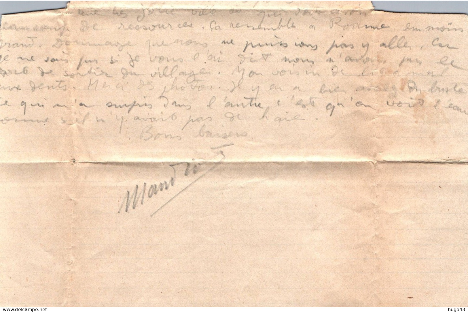 (RECTO / VERSO) CARTE LETTRE AVEC CACHET TRESOR ET POSTES EN 1918 - SECTEUR POSTAL 5 - Cartas & Documentos