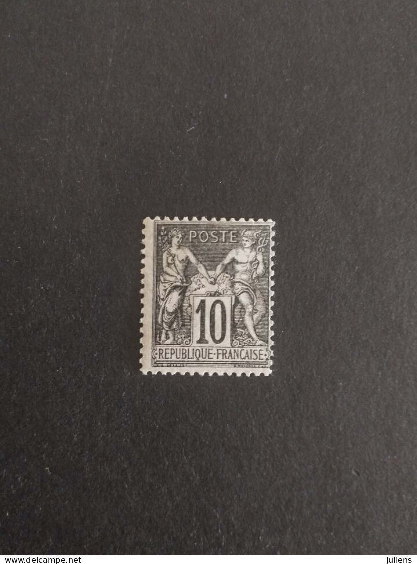 TIMBRE FRANCE #1 TYPE SAGE N 103 NEUF* COTE +45€ - 1876-1898 Sage (Type II)