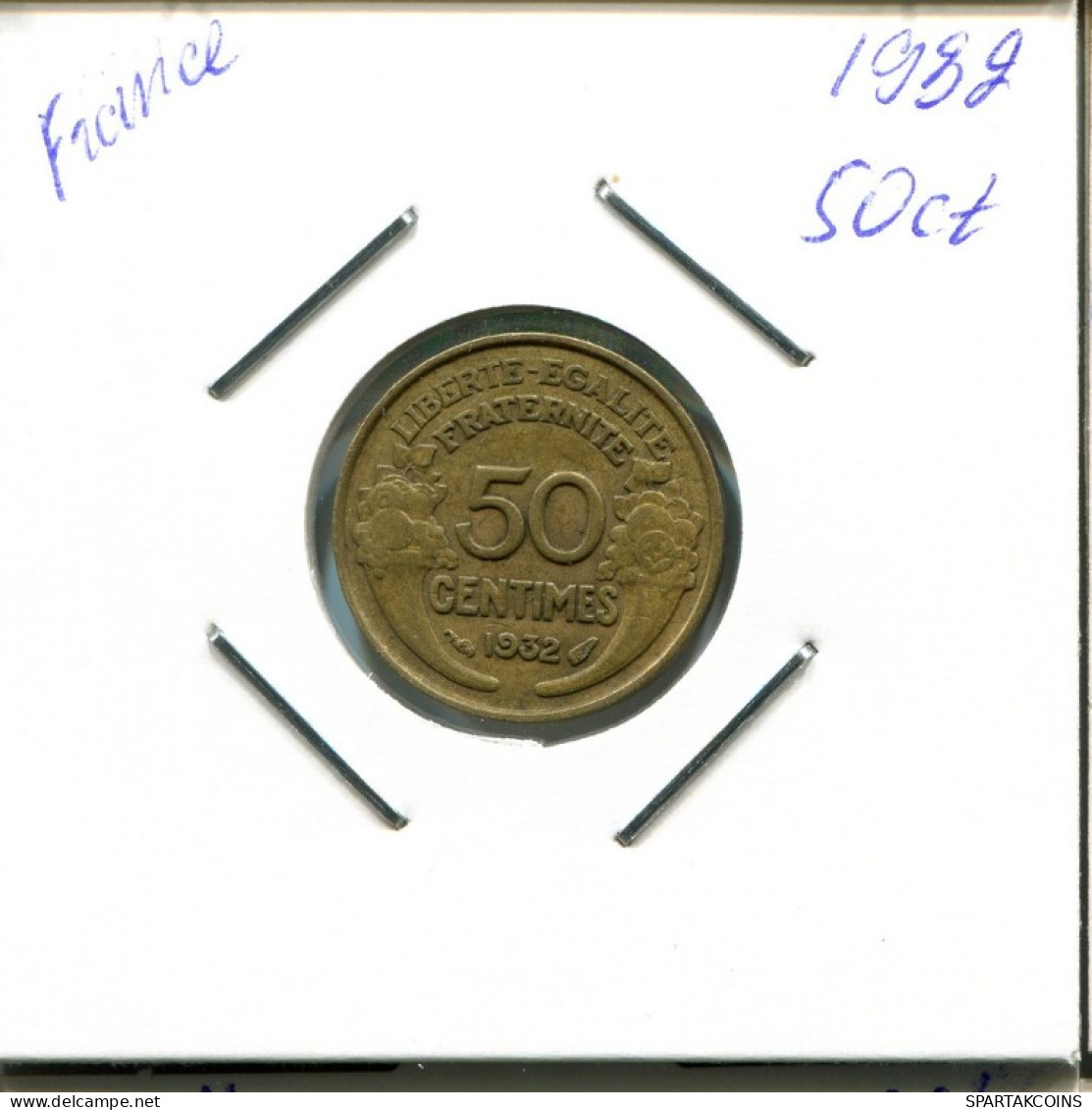 50 FRANCS 1932 FRANCIA FRANCE Moneda #AN784.E.A - 50 Francs (goud)