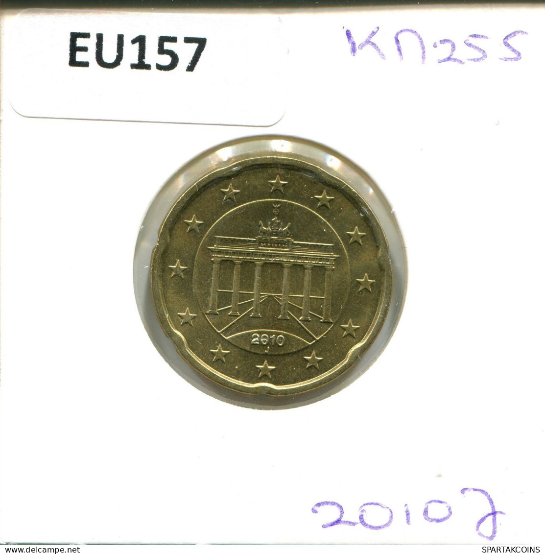 20 EURO CENTS 2010 ALLEMAGNE Pièce GERMANY #EU157.F.A - Germania