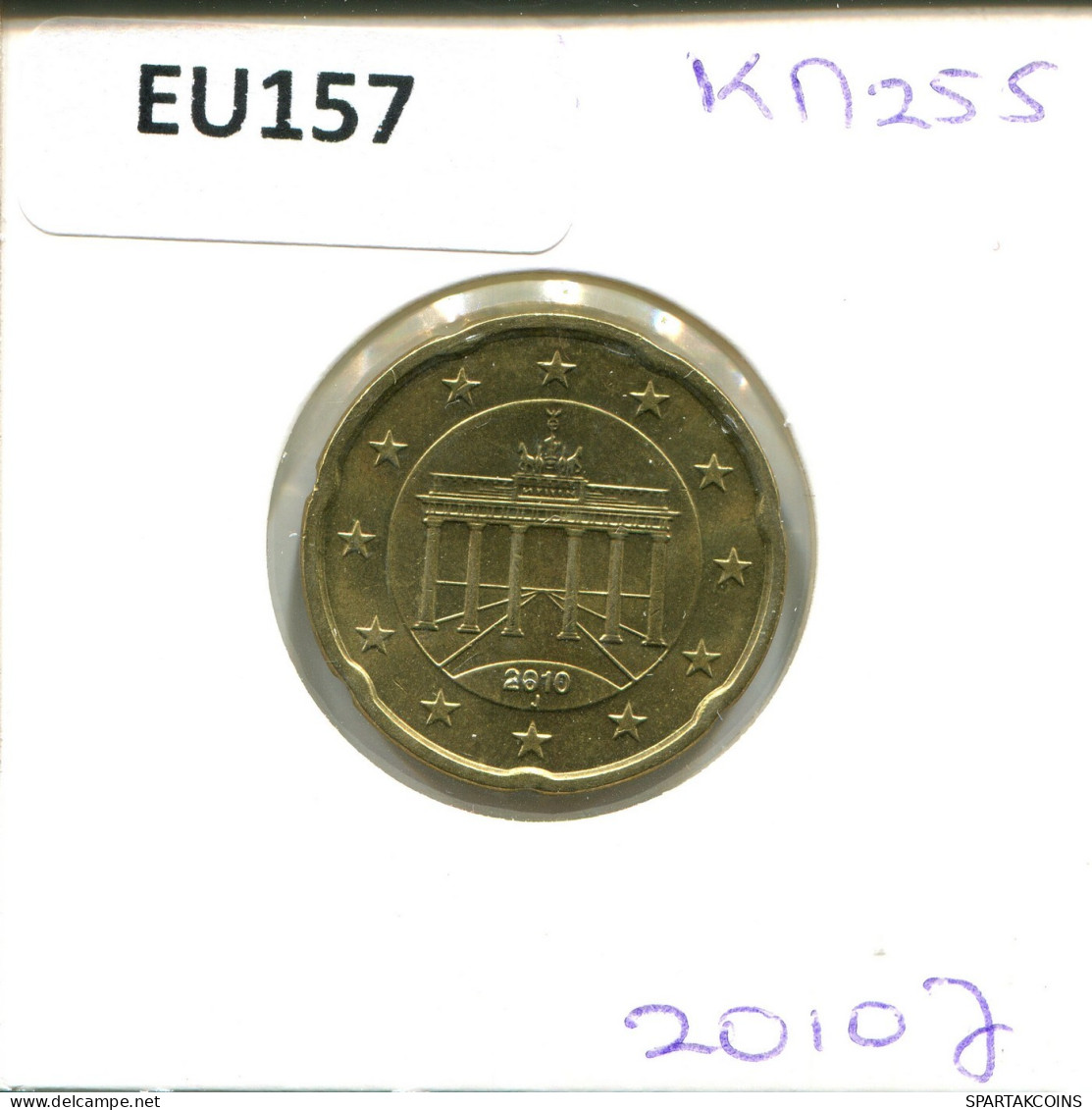 20 EURO CENTS 2010 ALLEMAGNE Pièce GERMANY #EU157.F.A - Germany