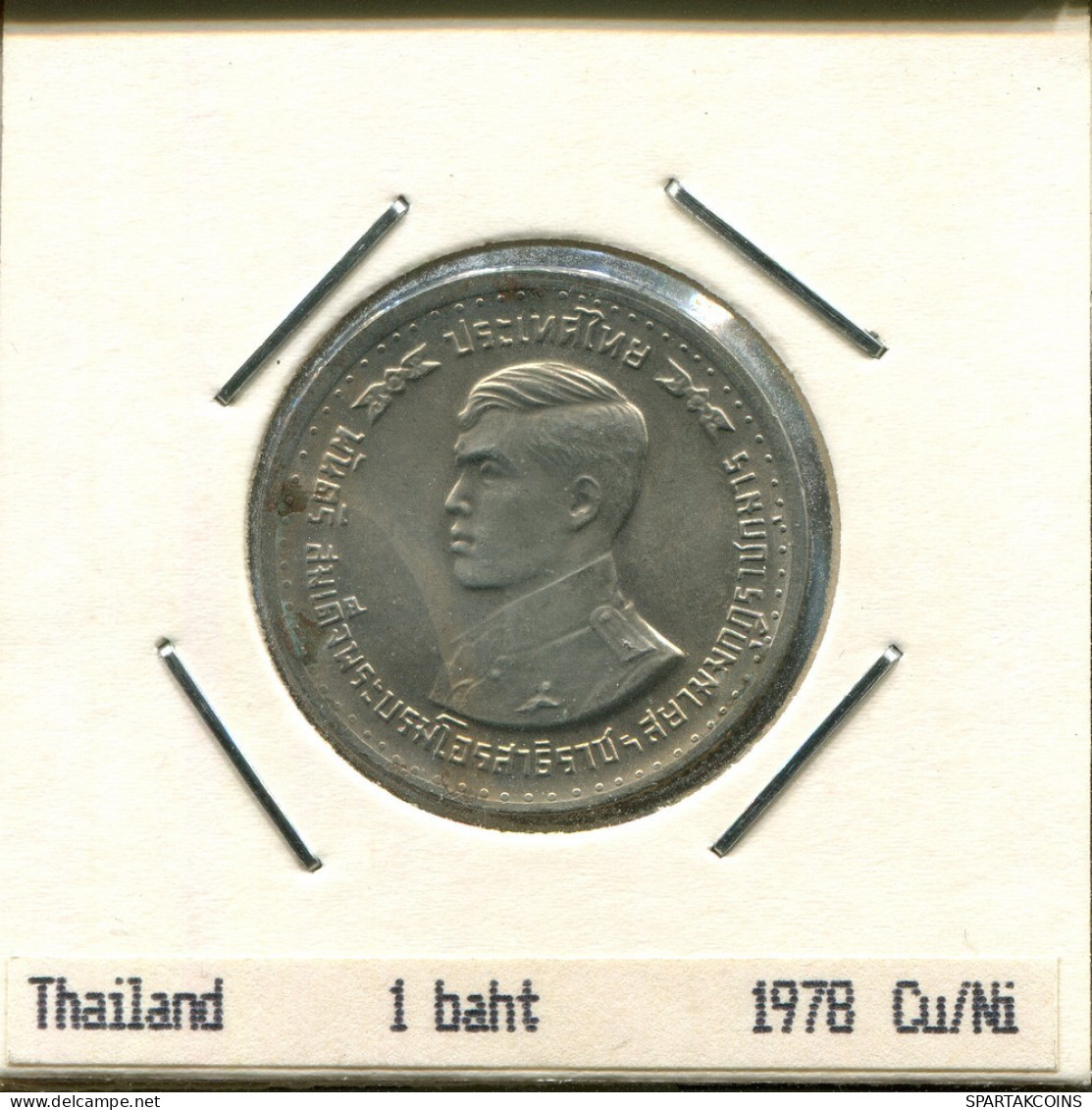 1 BAHT 1978 THAILAND Münze #AR989.D.A - Thailand
