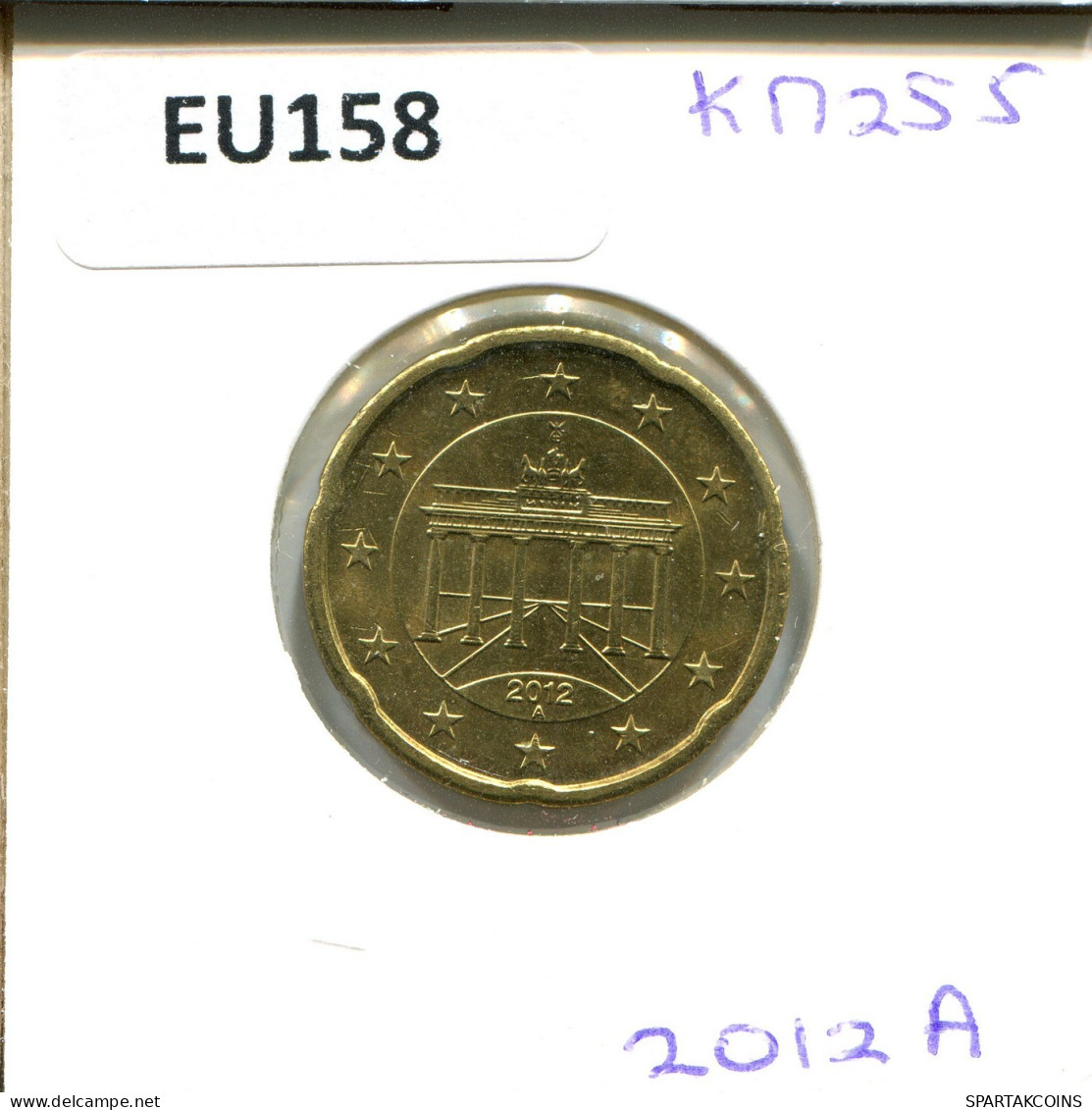 20 EURO CENTS 2012 ALLEMAGNE Pièce GERMANY #EU158.F.A - Allemagne