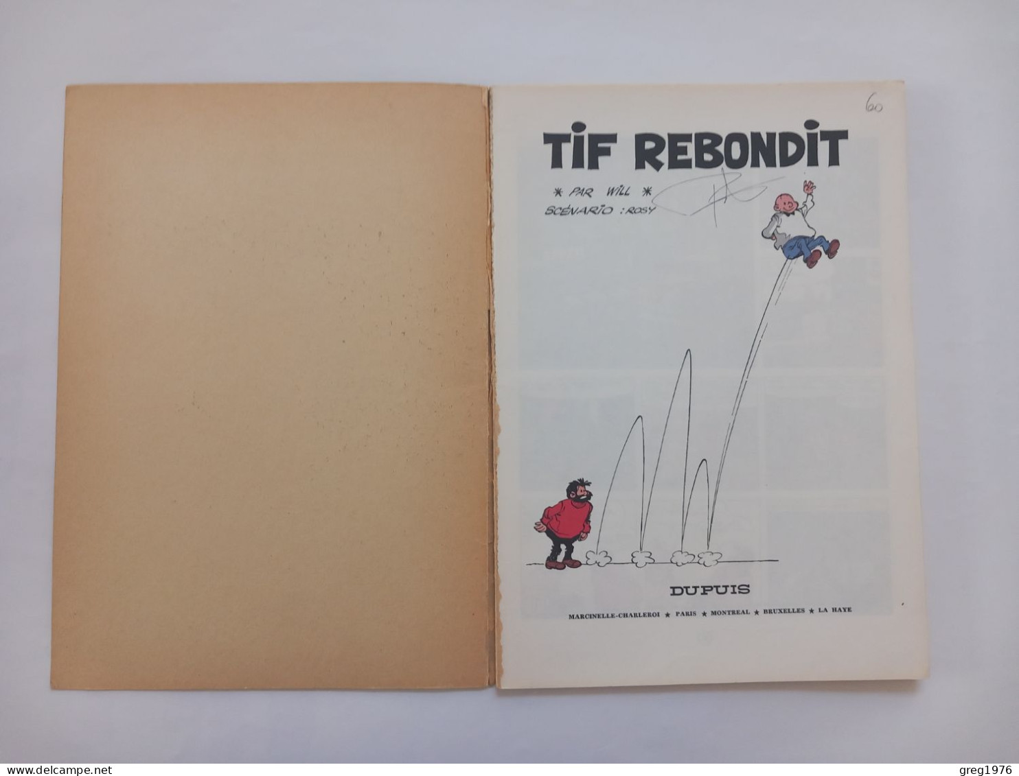 BD TIF ET TONDU- TIF REBONDIT- EO-1969-ETAT B - Tif Et Tondu