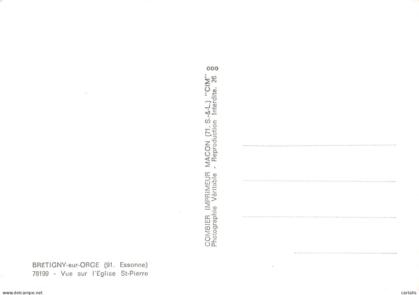 91-BRETIGNY SUR ORGE-N°C-3660-D/0397 - Bretigny Sur Orge