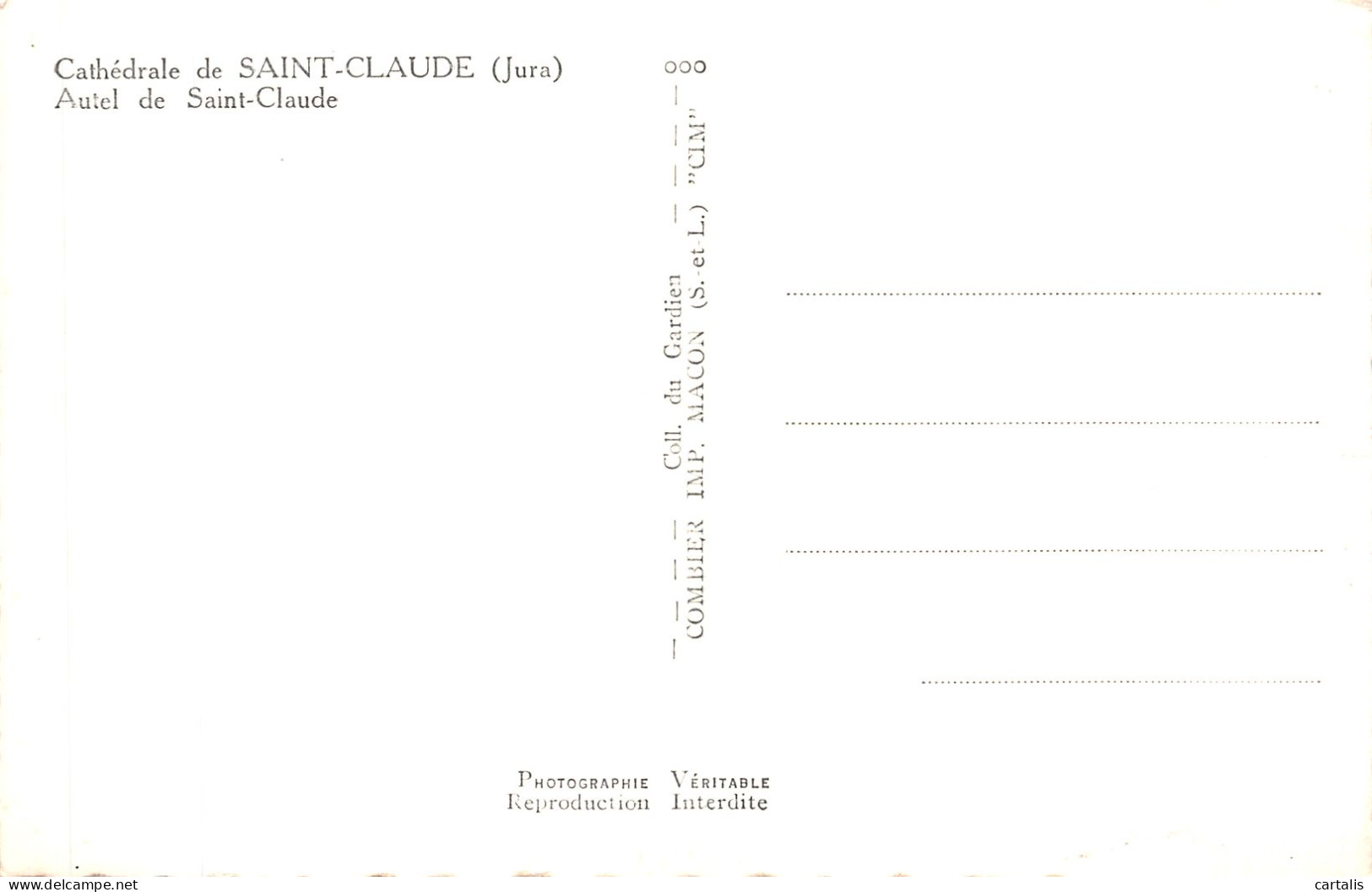 39-SAINT CLAUDE-N°4491-G/0233 - Saint Claude