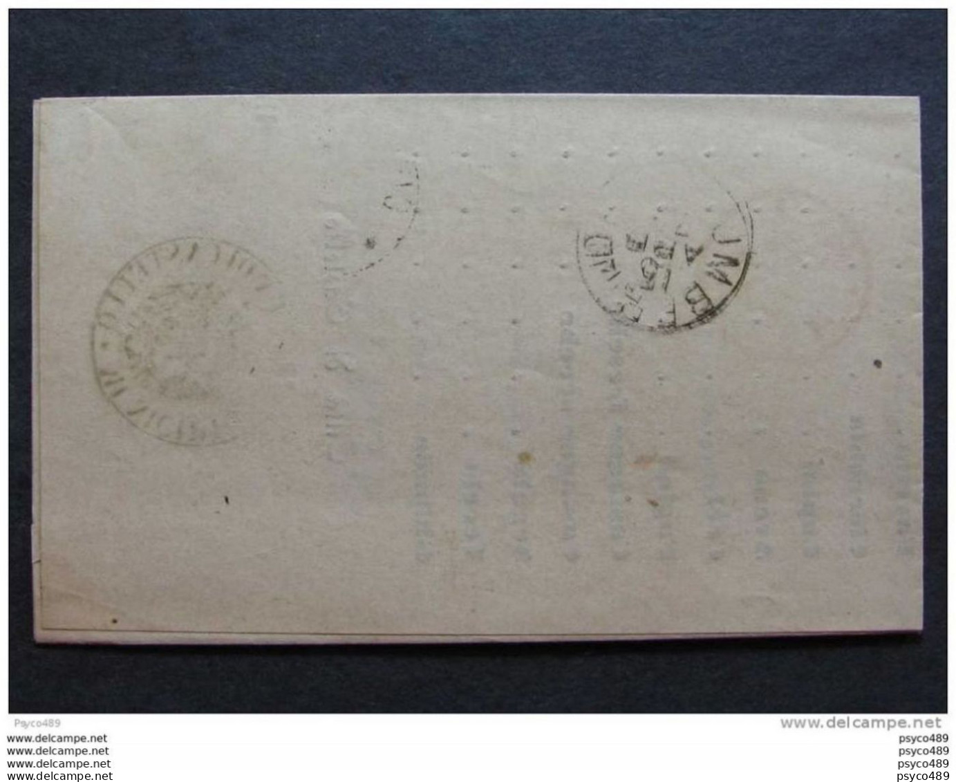66 ITALIA Regno-1878- "Ondine" C. 2 Su 0.05 CITTA' Di CASTELLO>UMBERTIDE (descrizione) - Poststempel