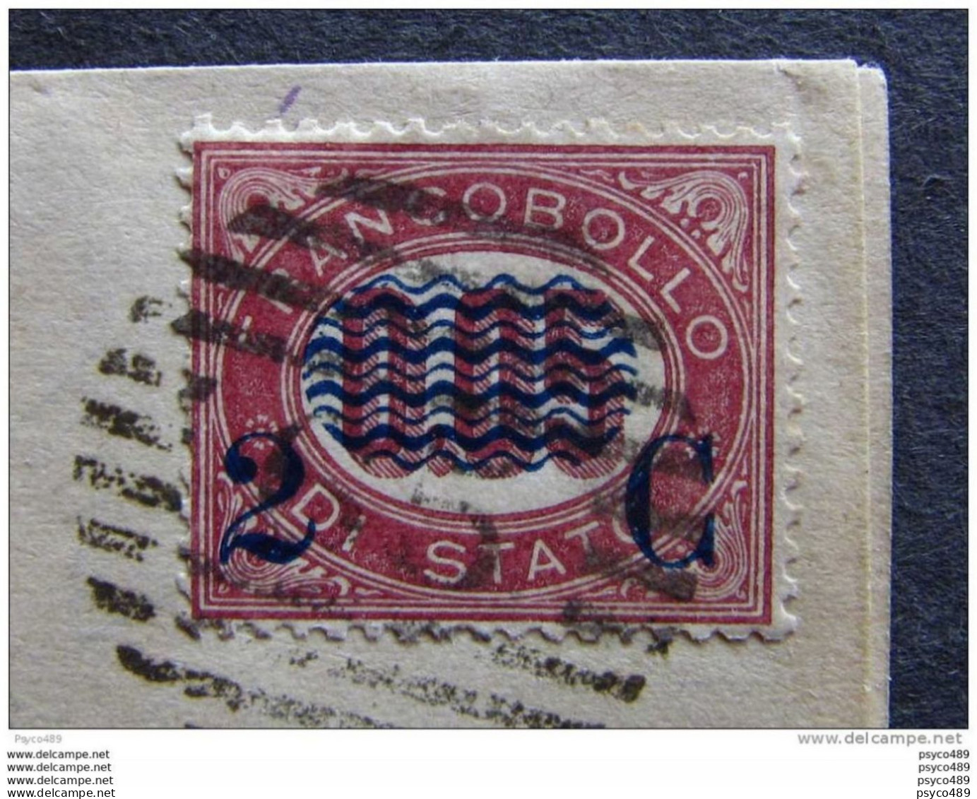66 ITALIA Regno-1878- "Ondine" C. 2 Su 0.05 CITTA' Di CASTELLO>UMBERTIDE (descrizione) - Storia Postale