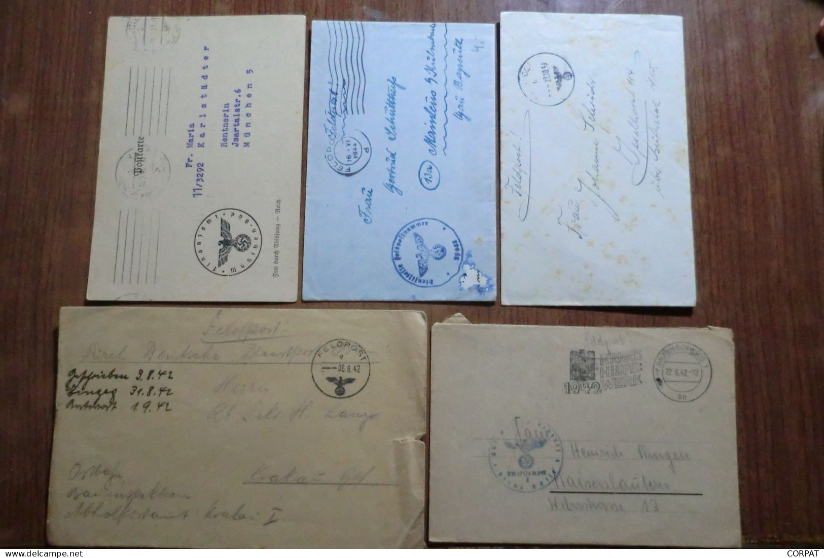 Germania.Lotto Di Storia Postale - Briefe U. Dokumente