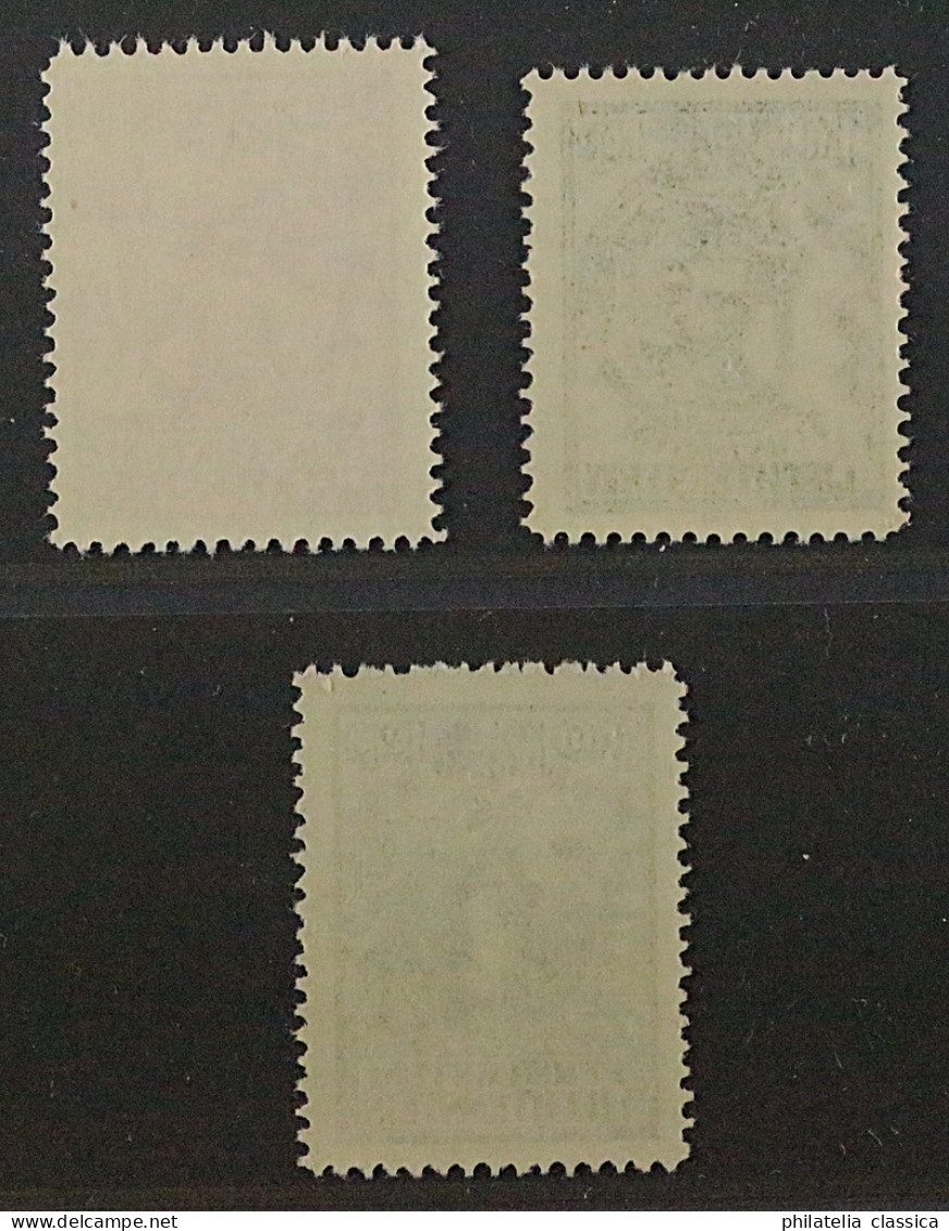 1932, LIECHTENSTEIN 116-18 ** Jugendfürsorge Komplett, Postfrisch, 220,-€ - Nuevos