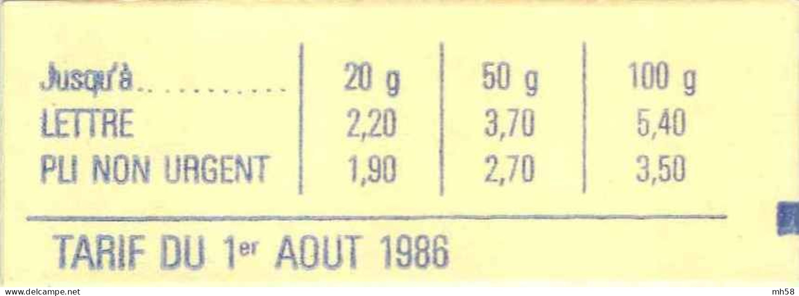FRANCE - Carnet Mixte - 0f10, 0f40 Et 2f20 Liberté - YT 1501 / Maury 472 - Modern : 1959-…