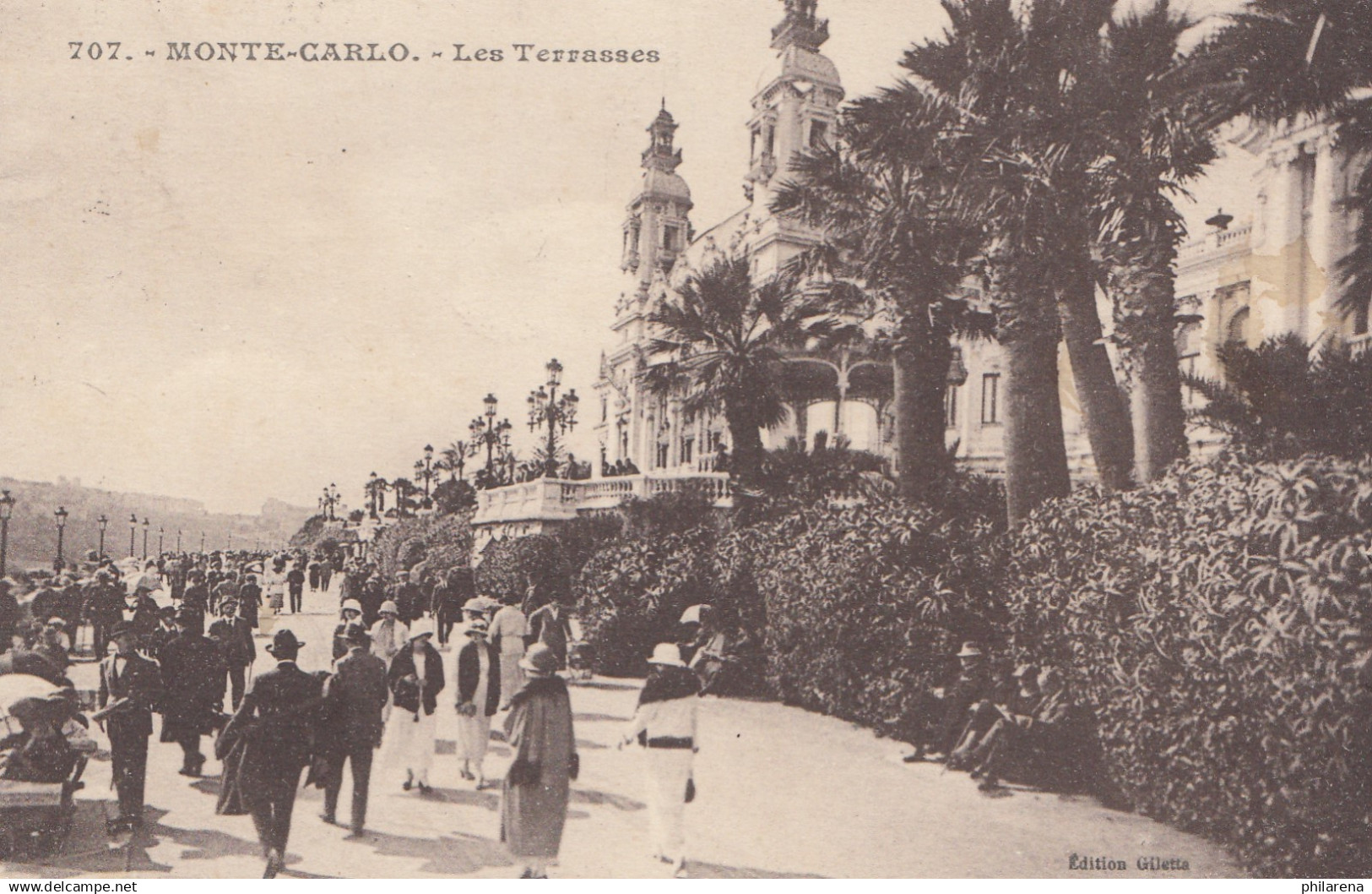 Monaco: 1926: Ansichtskarte Nach Belgien - Andere & Zonder Classificatie