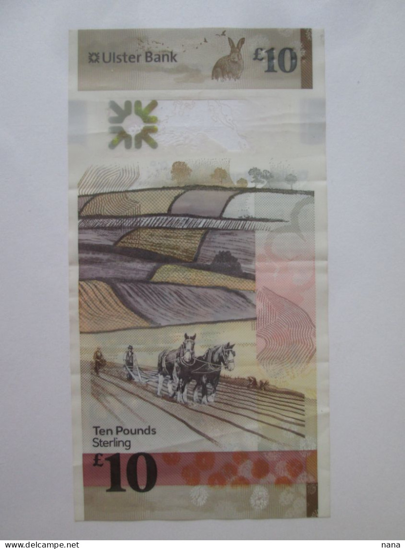 Ireland-Northern 10 Pounds 2018 Ulster Bank Banknote,see Pictures - 10 Ponden