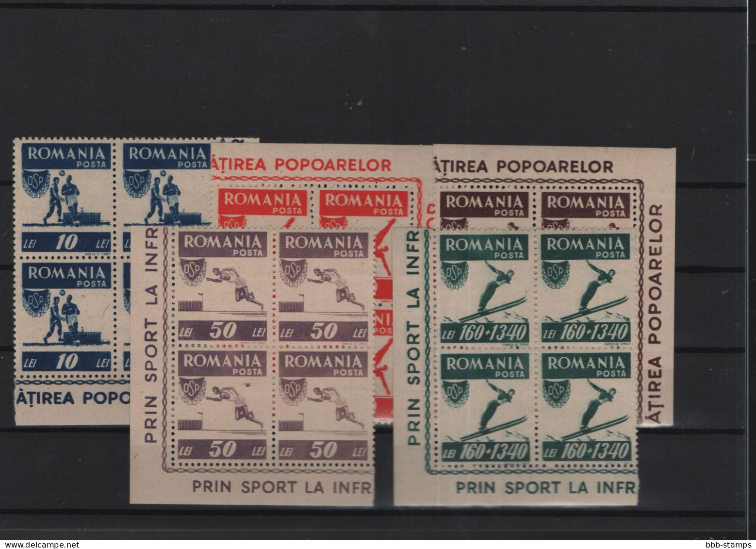 Rumänien Michel Cat.No. Mnh/** 1000/1006 A/B + Sheet 33 - Ungebraucht