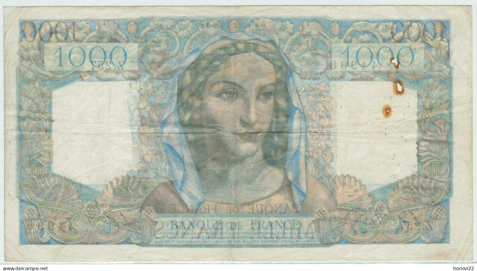 1000 FRANCS MINERVE ET HERCULE R 25 4 1946 R 44996 Z 257 - 1 000 F 1945-1950 ''Minerve Et Hercule''