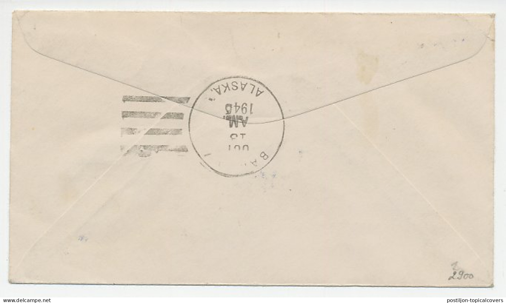 Cover / Postmark USA 1945 Alaska Dog Team Post - Kotzebue - Expediciones árticas