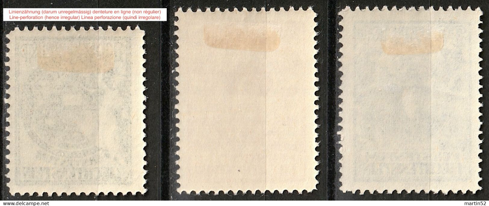 Liechtenstein 1932: FÜR DIE JUGEND (Fürstenpaar) Zu W11-13 Mi 116-118 Yv 108-110 * Falz MLH (Zumstein CHF 225.00 -50%) - Unused Stamps