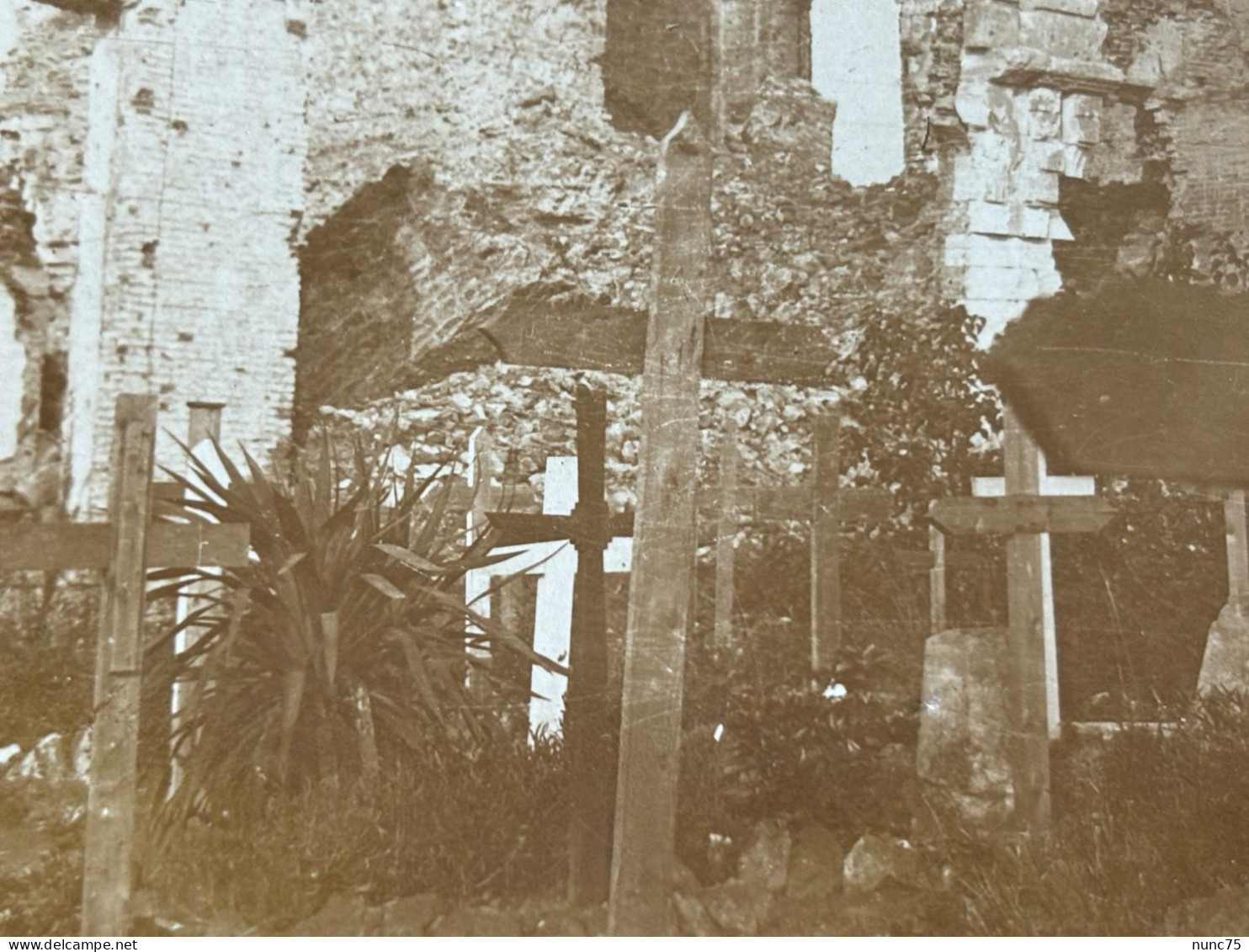 Ww1 LANGEMARK LANGEMARCK Poelkapelle  église Ruines Kerk   1ère Guerre Mondiale 1914 1918 FELPOST - Zonnebeke