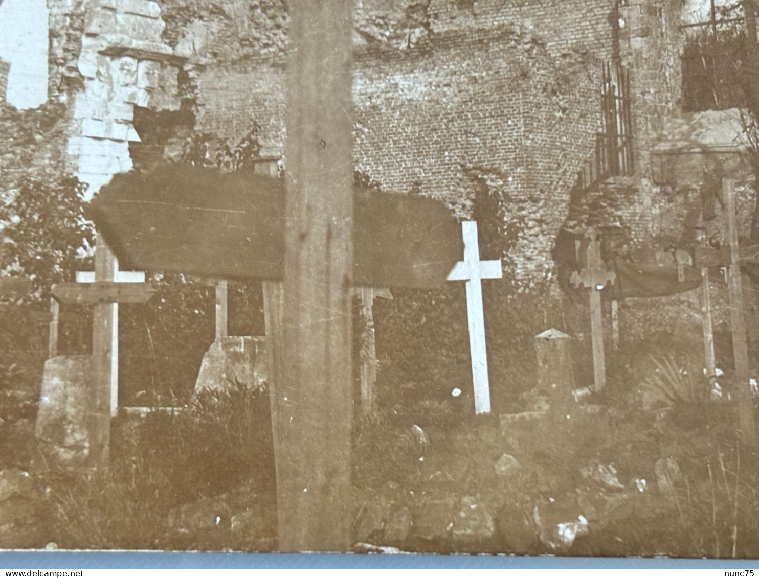 Ww1 LANGEMARK LANGEMARCK Poelkapelle  église Ruines Kerk   1ère Guerre Mondiale 1914 1918 FELPOST - Zonnebeke