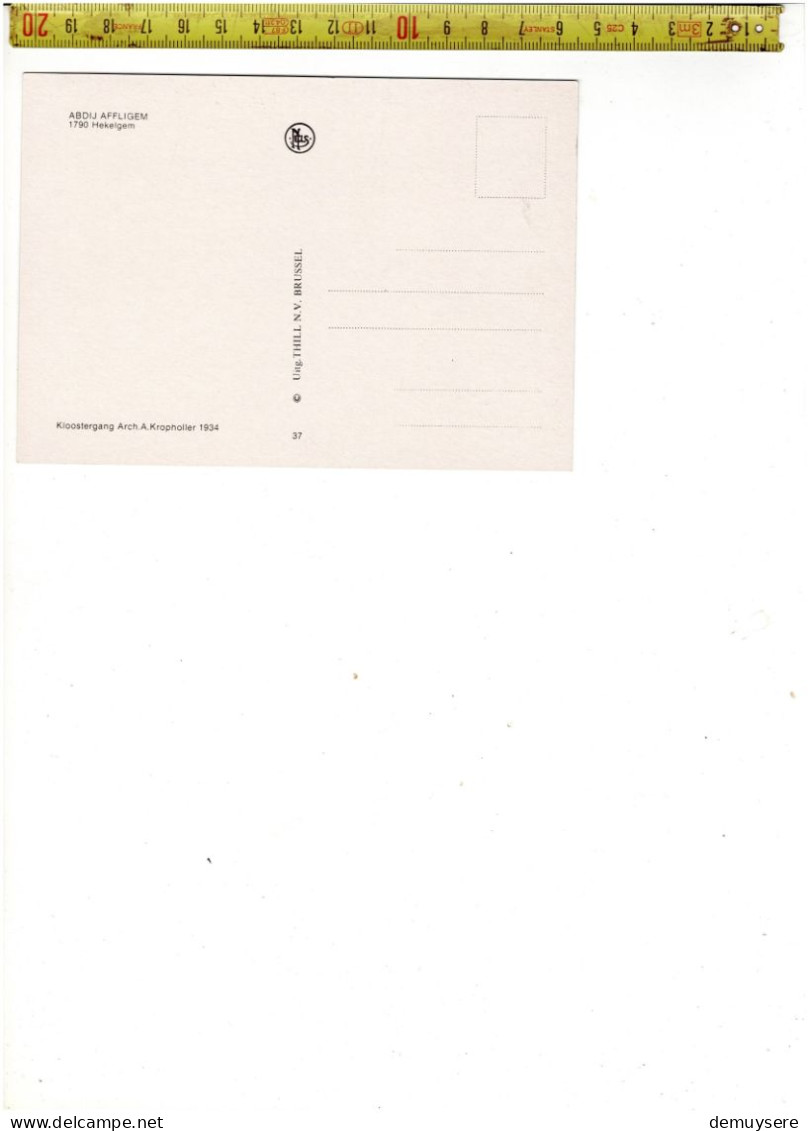 68400 - ABDIJ AFFLIGEM KLOOSTERGANG ARCH A. KROPHOLLER 1934 - Affligem