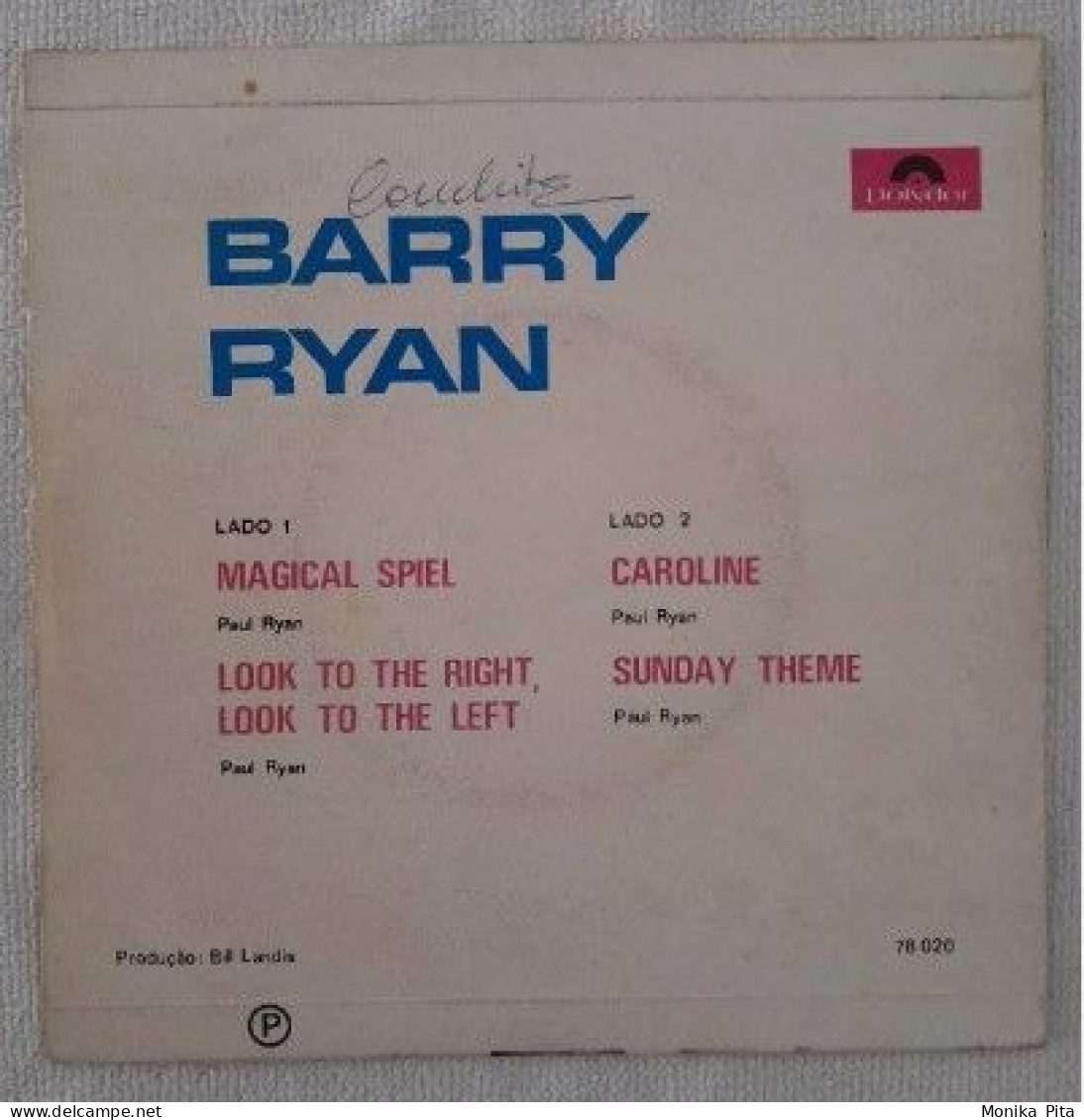 BARRY RYAN " Magical Spiel " - Polydor 78 020 - Portugal 1970 - EXCELLENT - Autres - Musique Anglaise