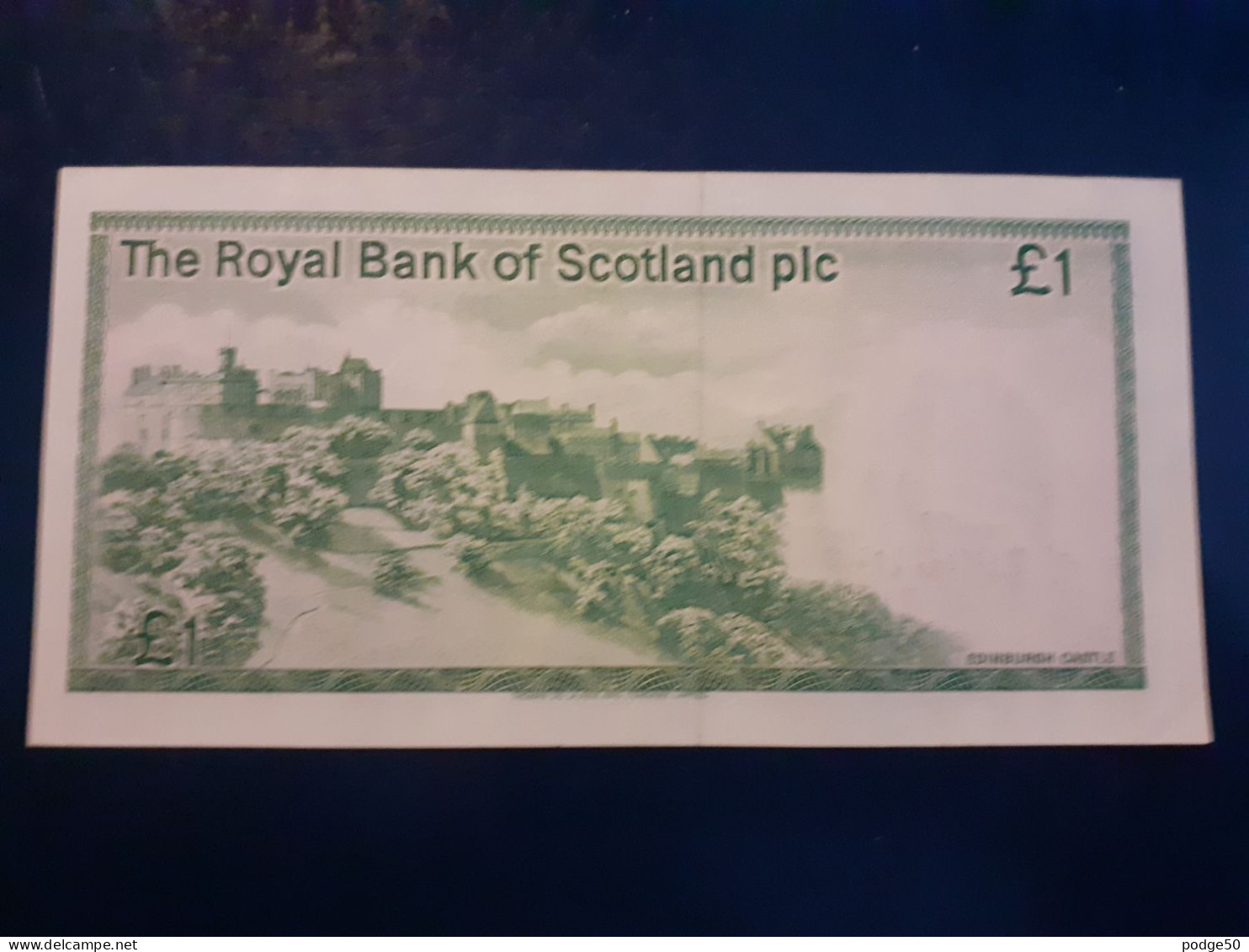ROYAL BANK OF SCOTLAND 1986 EF/AUNC £1 NOTE D/56 799616 - 1 Pond