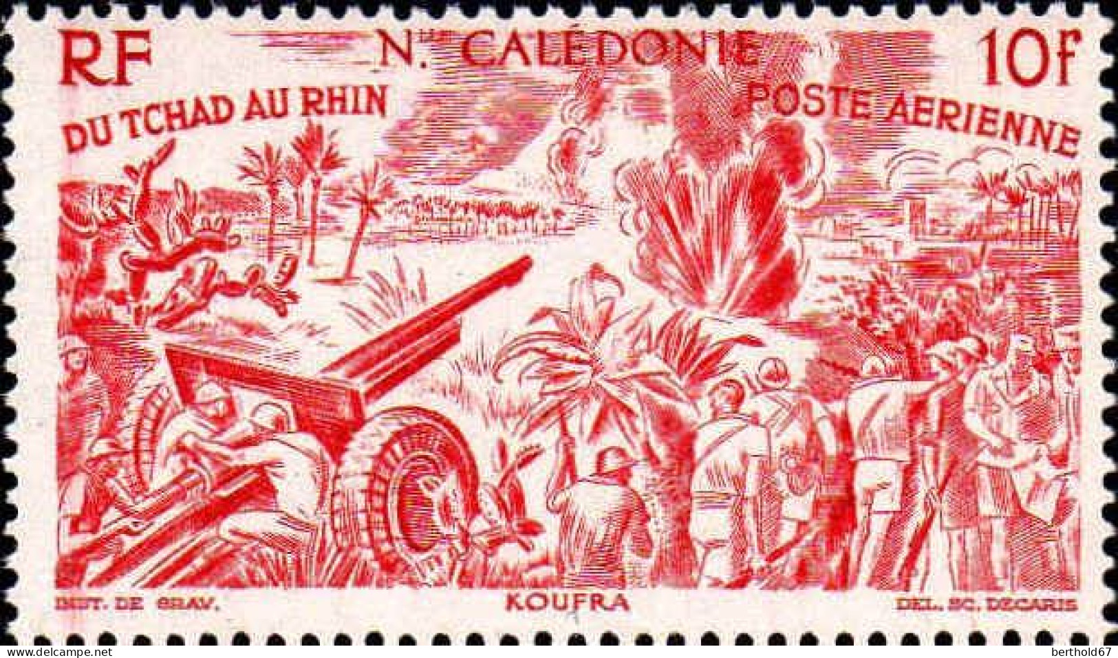 Nle-Calédonie Avion N** Yv: 55/60 Du Tchad Au Rhin - Ongebruikt