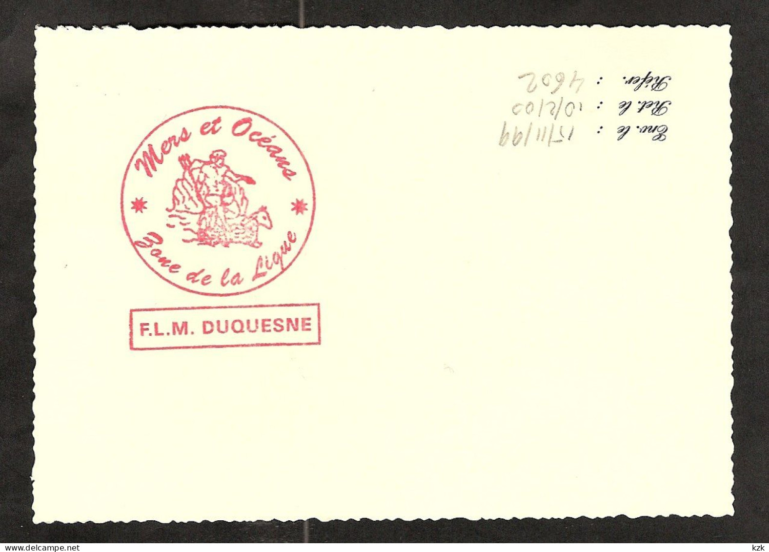 3 03	177	-	Frégate Duquesne - Scheepspost