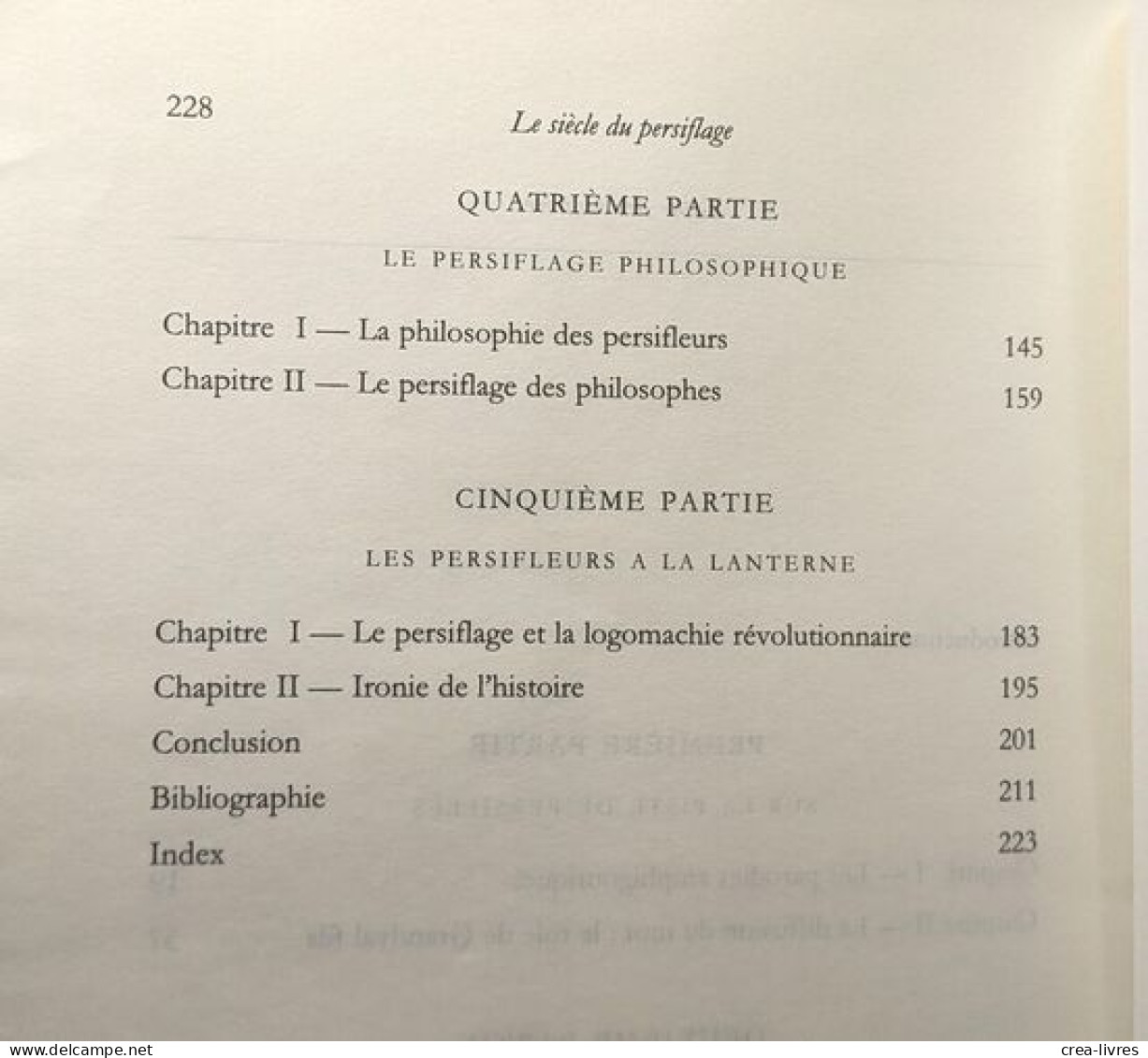 Le Siecle Du Persiflage 1734-1789 - Geschiedenis