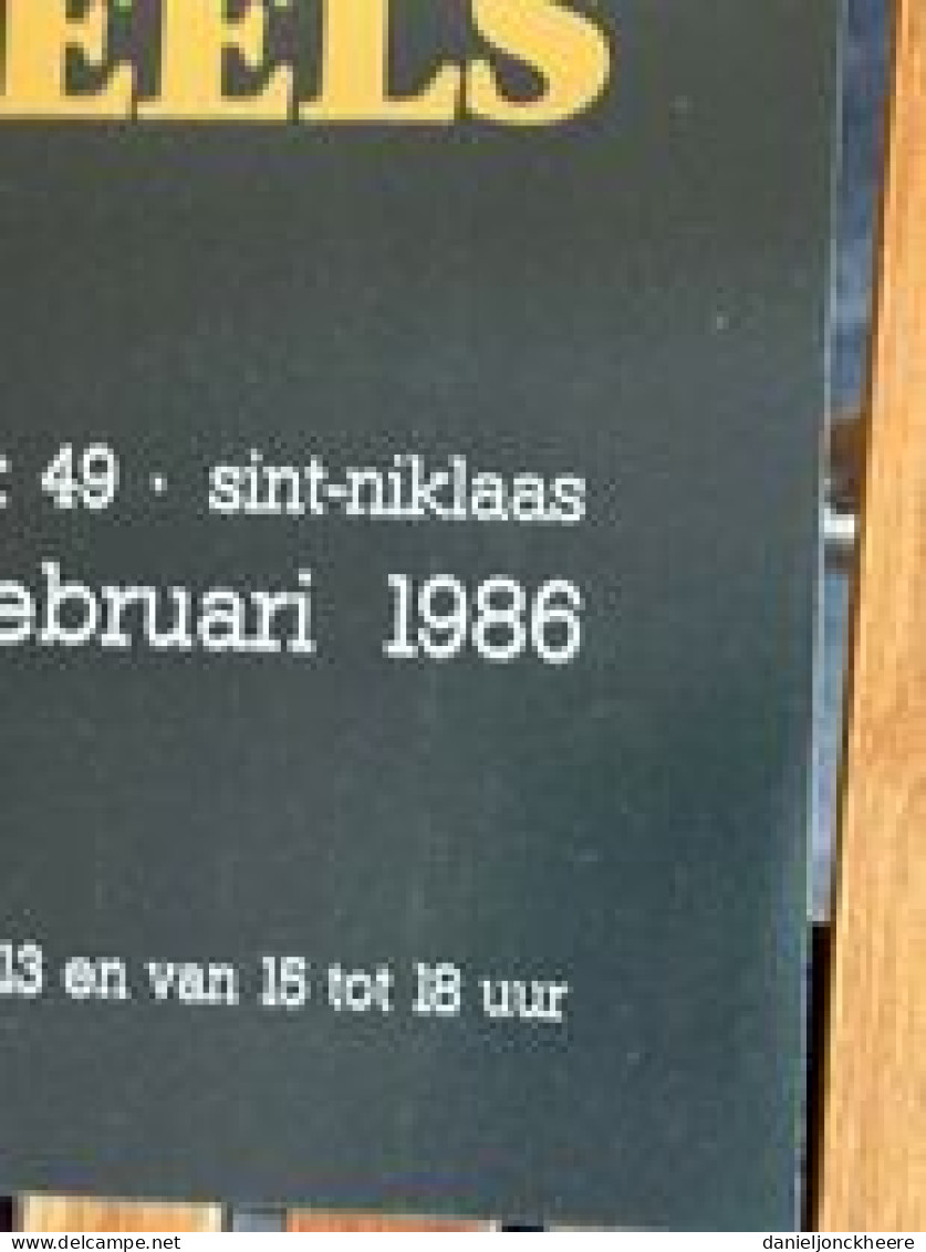 Affiche Vera Neels 1986 Sint Niklaas Academie - Otros & Sin Clasificación