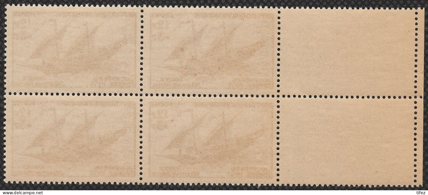 Année 1957-N°342 Neufs**MNH : Journée Du Timbre -Service Maritime Postal (bateau) Bloc De 4  (g-1) - Ungebraucht