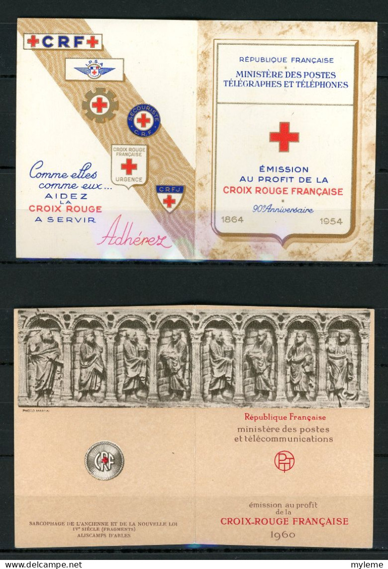 BK-22 Beaux Carnets Croix Rouge N° 2004 + 2010 ** Cote 500 Euros.   A Saisir !!! - Red Cross