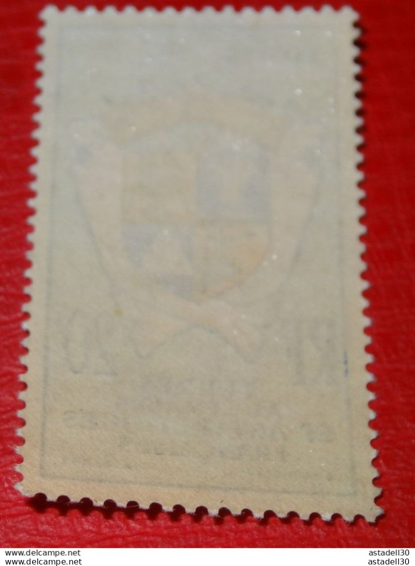 TAAF 1959 Definitive / Coat Of Arms 20F 1v ** Mnh .............. CL1-6-1b - Neufs