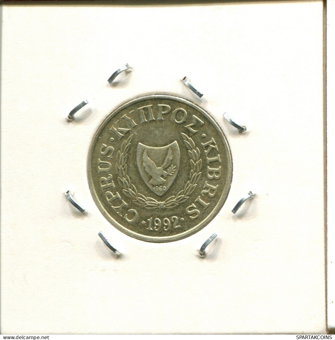 5 MILS 1992 CHYPRE CYPRUS Pièce #AS464.F.A - Cyprus