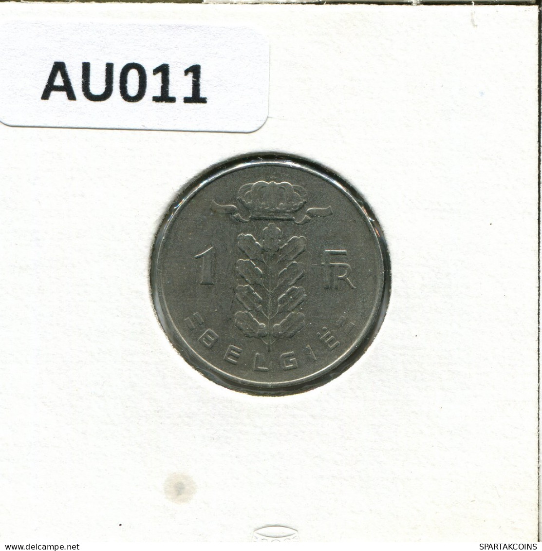 1 FRANC 1972 DUTCH Text BELGIEN BELGIUM Münze #AU011.D.A - 1 Franc