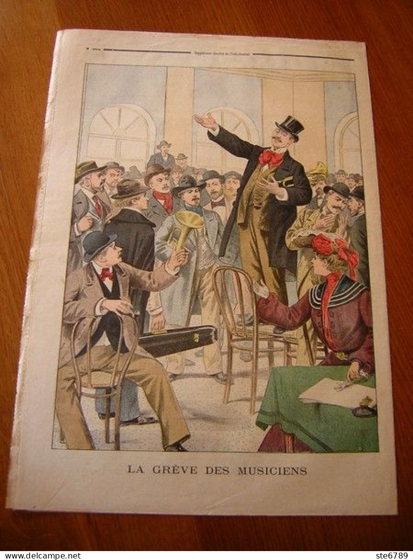 LE PETIT JOURNAL 1902 N° 626 Roi Carlos Du Portugal Tir Aux Pigeons , La Grève Des Musiciens - Le Petit Journal