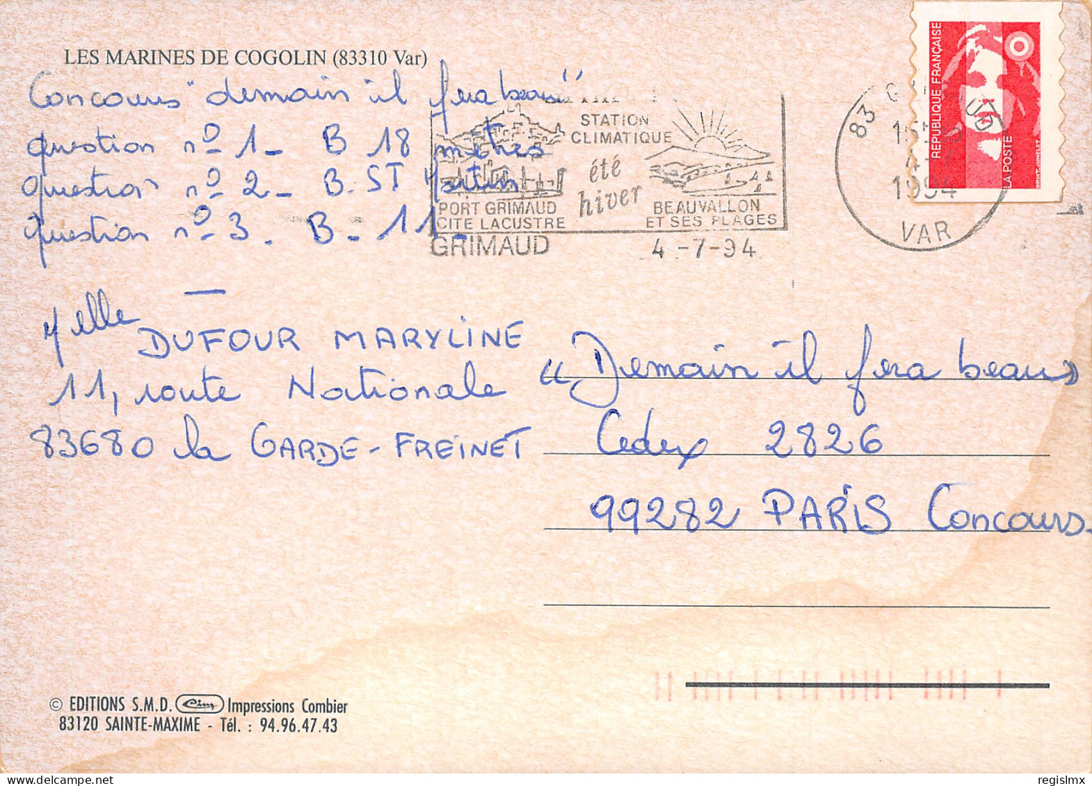 83-COGOLIN-N°3373-B/0115 - Cogolin