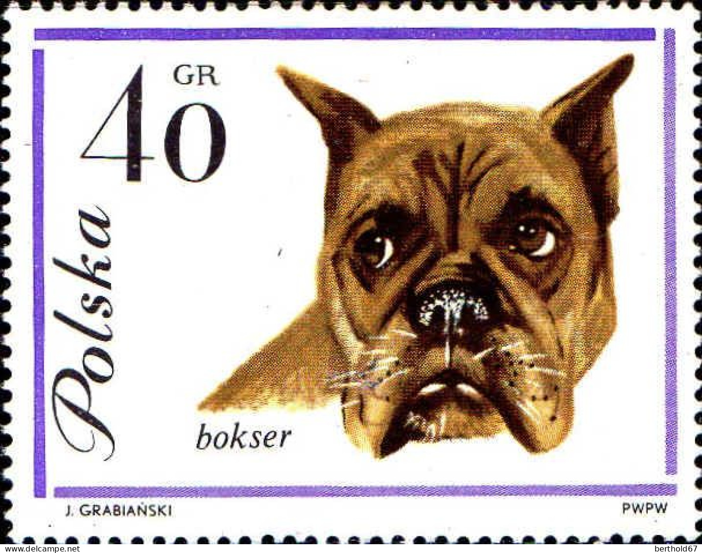 Pologne Poste N** Yv:1232/1240 Chiens De Race - Ongebruikt