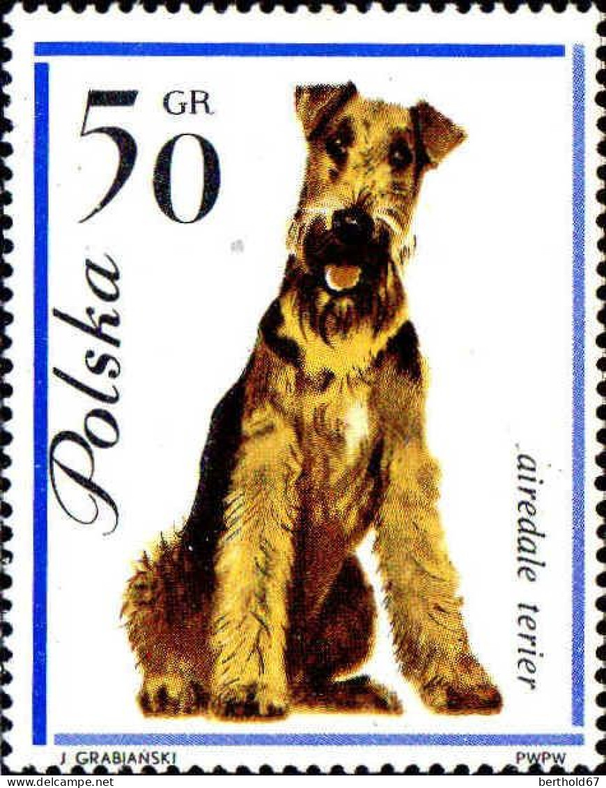 Pologne Poste N** Yv:1232/1240 Chiens De Race - Neufs