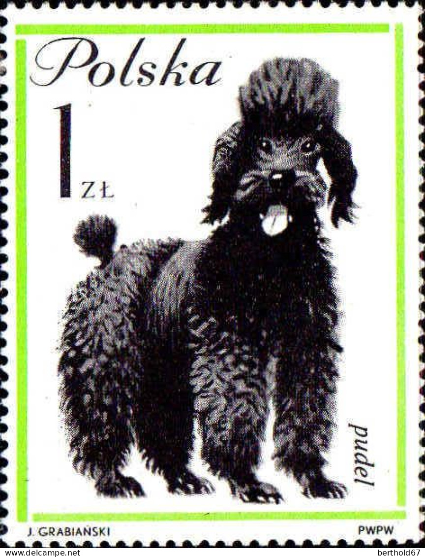 Pologne Poste N** Yv:1232/1240 Chiens de race