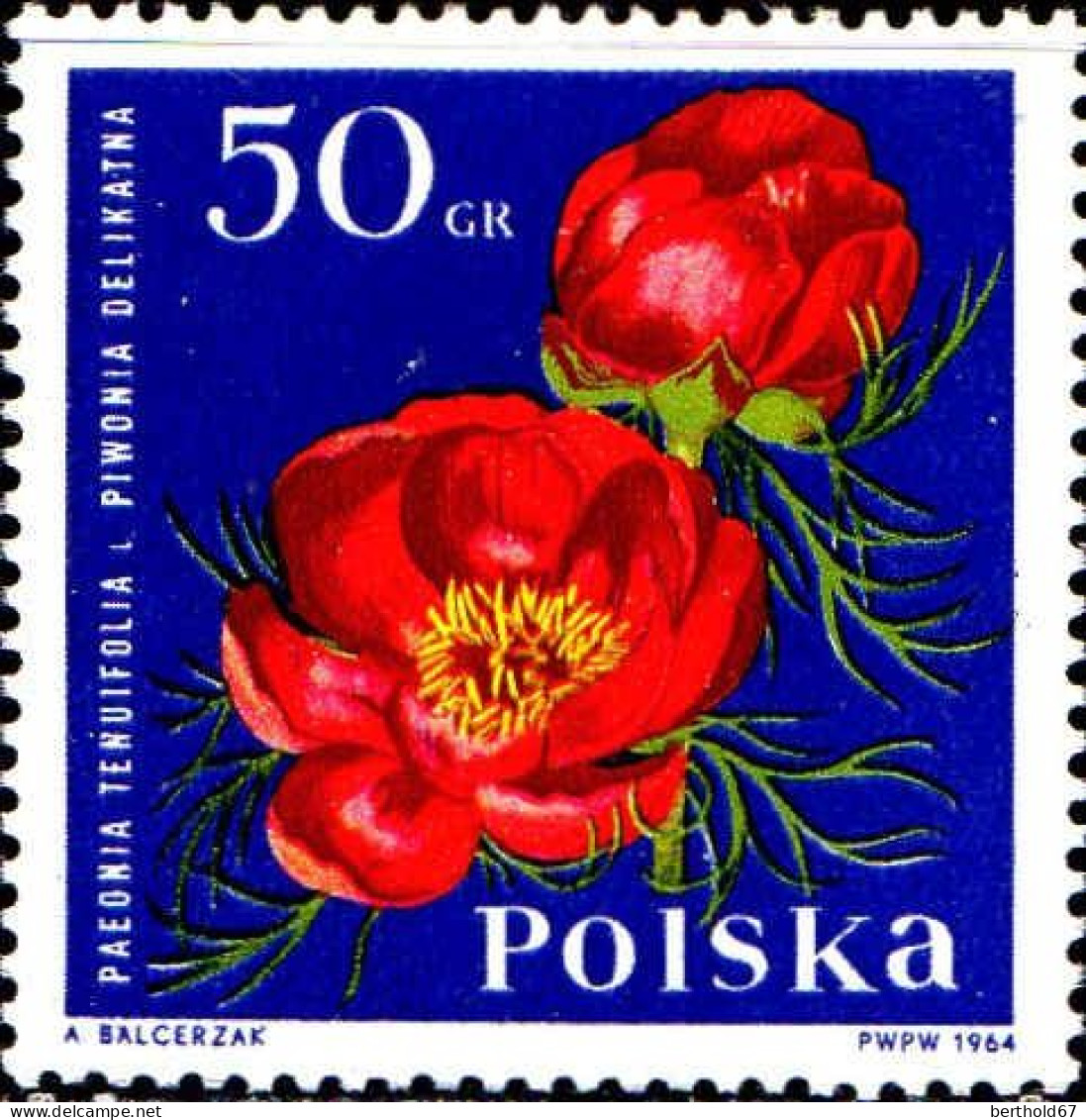 Pologne Poste N** Yv:1394/1405 Fleurs Manque 1395 - Nuevos